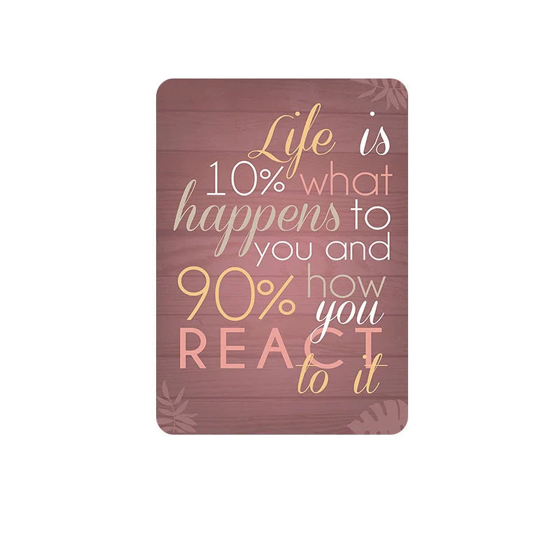 Retro American License Plate Iron Wall Art in metal, 30cm by 20cm