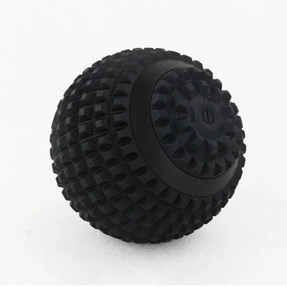 Four-Speed Electric Massage Ball in black, blue, and pink for muscle recovery