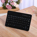 Wireless Bluetooth mini ultra-thin keyboard for laptop, available in black and white, with plug-and-play support