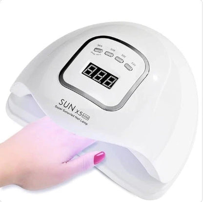 Santilady 80W Nail Phototherapy Machine Set with gel polish options