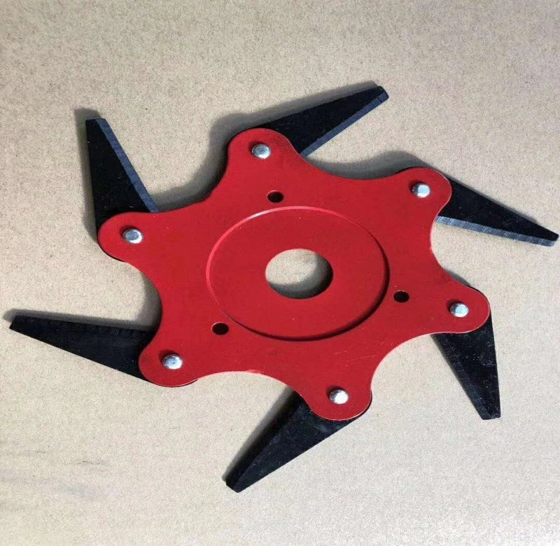 Multi-Leaf Manganese Steel Blade for efficient grass cutting