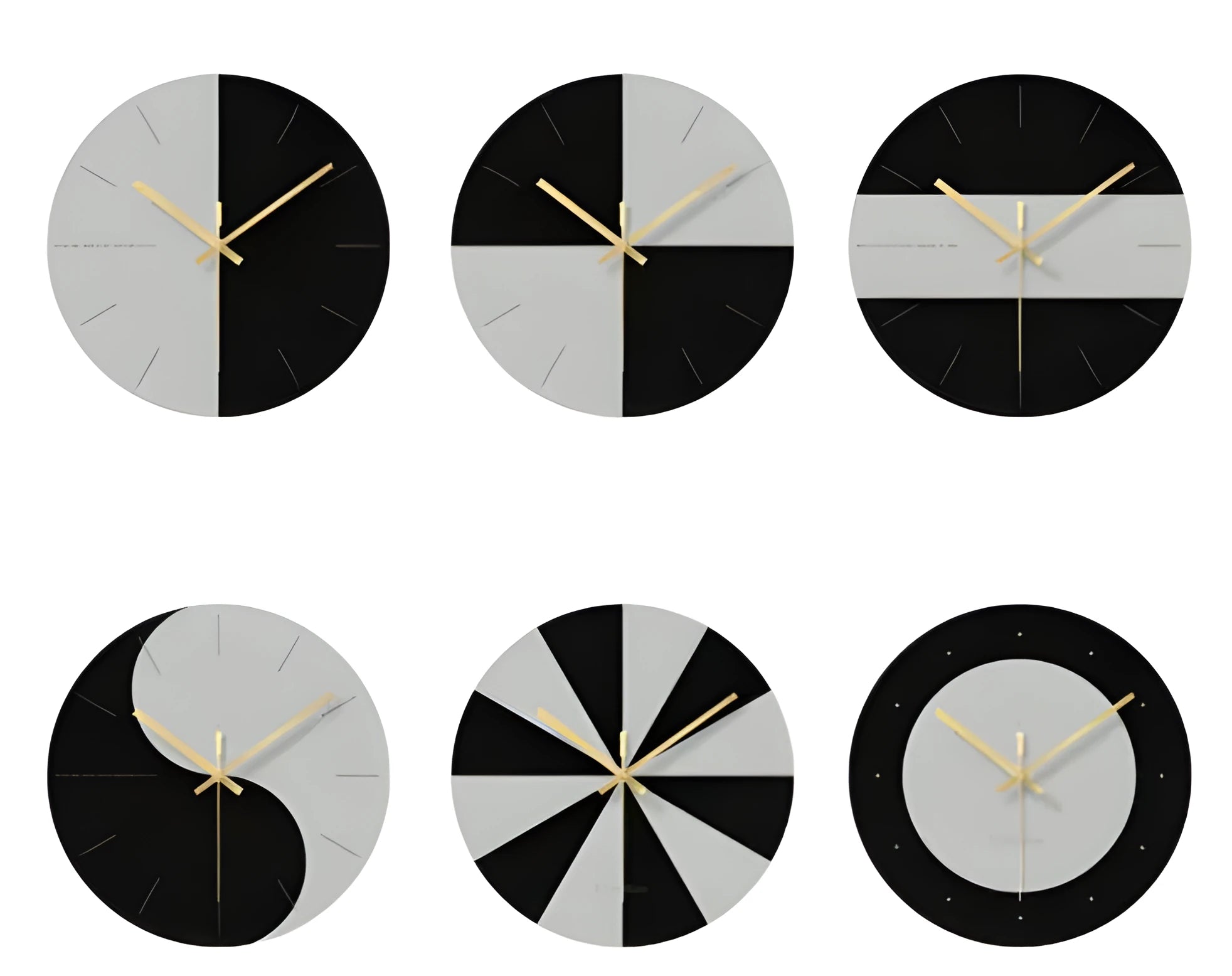 Clear tempered glass minimalist wall clock with silent movement, 29.5 cm diameter.