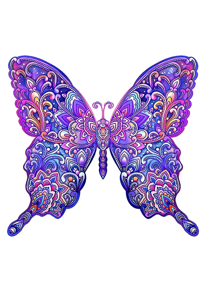 Colourful animal-shaped wooden jigsaw puzzles for children, educational and fun