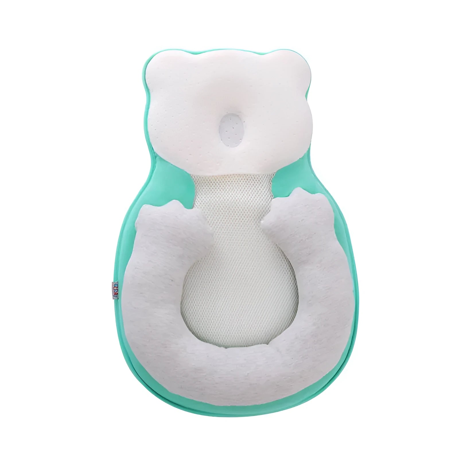 Portable folding baby travel crib with a soft cotton sleep cushion for newborns