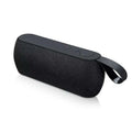 Q106 Bluetooth speaker phone card subwoofer in Black on a white background, showing front speaker grille and control buttons