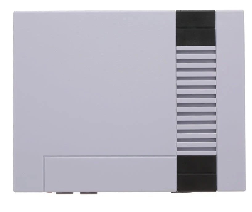 620 Classic Games Console with two joystick controllers on a wooden table