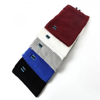 Knit Pullover Wireless Bluetooth Scarf in multiple colors for winter warmth and connectivity