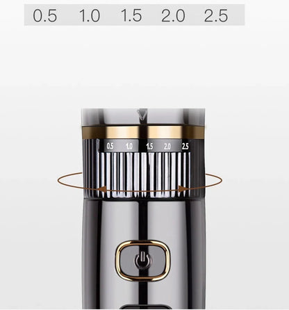 Household Hair Clipper Electric Shaver with titanium-ceramic blades and adjustable length settings