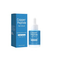 Copper peptide hair care oil in 30ml square bottle for conditioning treatment
