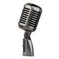 Professional retro-style condenser microphone with wireless function, shown in FG2 colour, for KTV and live streaming.