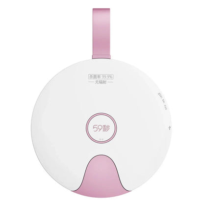 Compact USB baby bottle sterilizer with gravity sensing technology