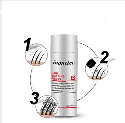 Imetee plant hair additive fibre powder for natural thinning hair coverage