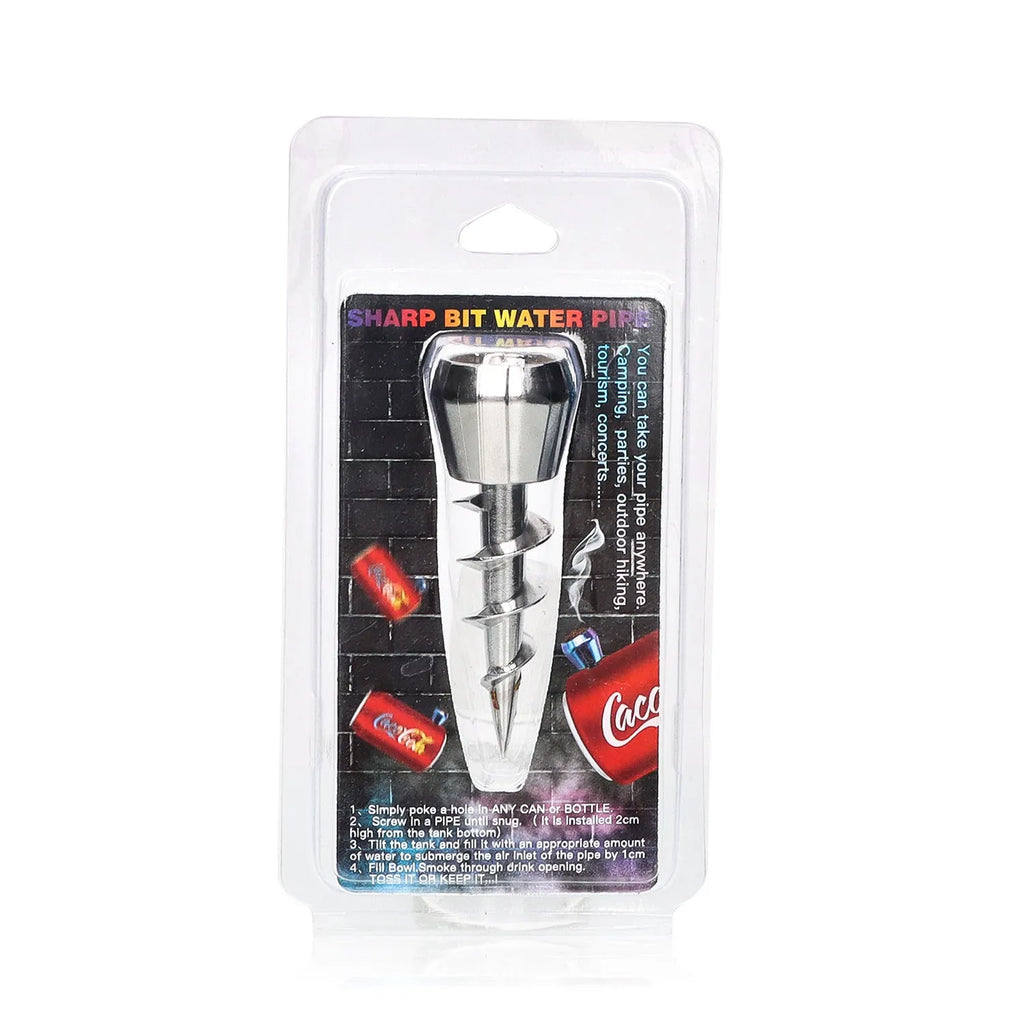 23mm metal screw shape hookah gun head accessory in gun black colour