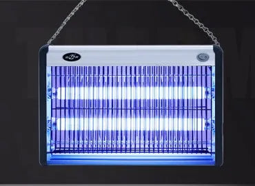 Electric mosquito killing lamp with multiple power options for indoor household and restaurant insect control