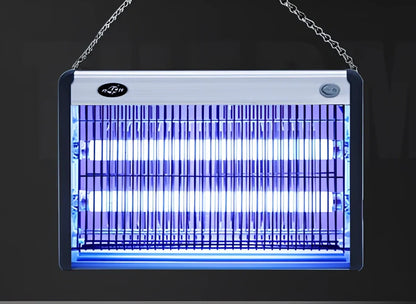 20W electric mosquito killing lamp with UV tube and collection tray for indoor fly control, 15cm height