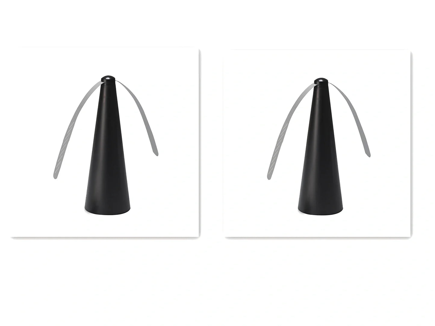 Compact USB fly repellent fan with ABS housing for tabletop insect protection