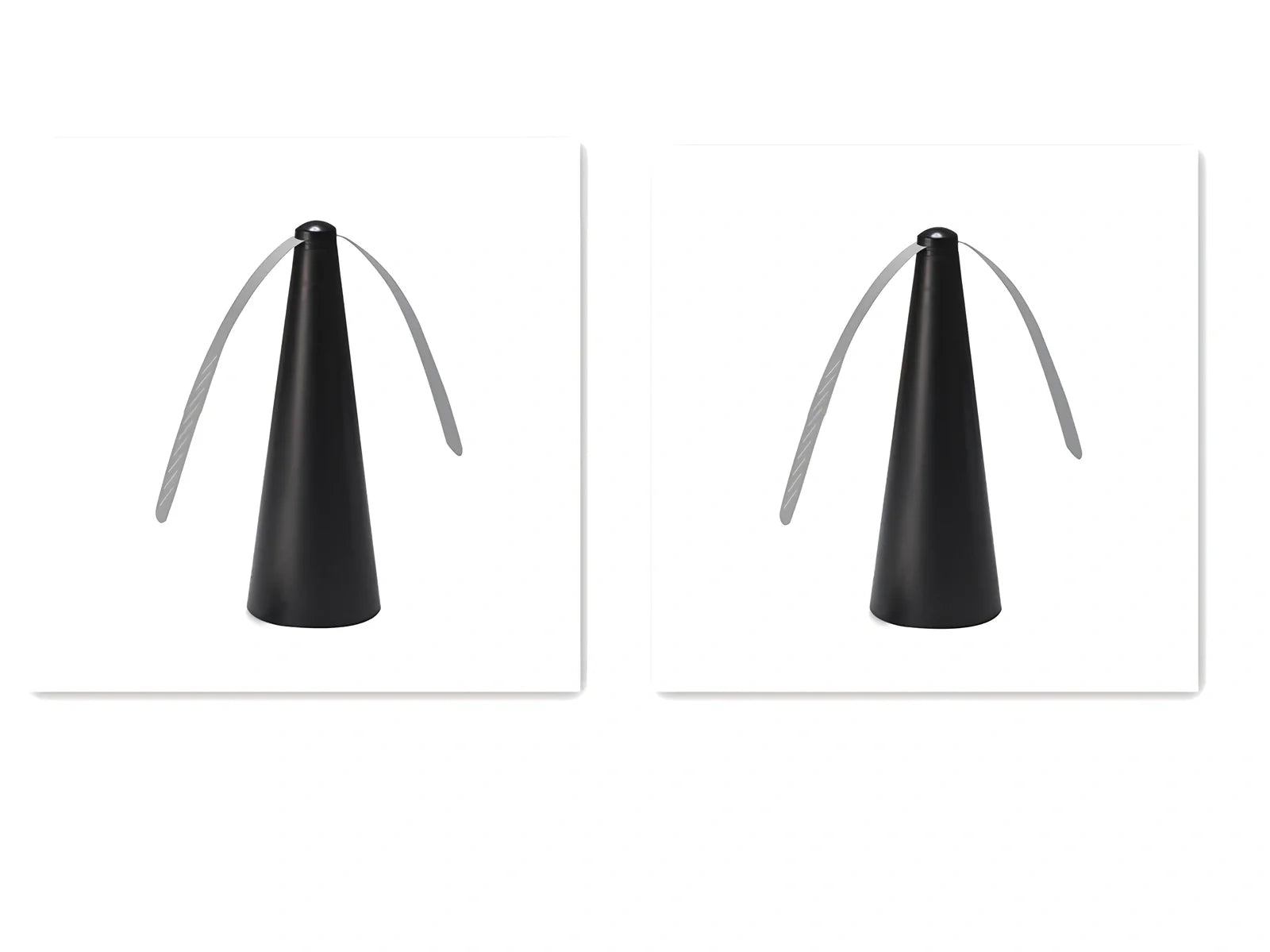 Compact USB fly repellent fan with ABS housing for tabletop insect protection