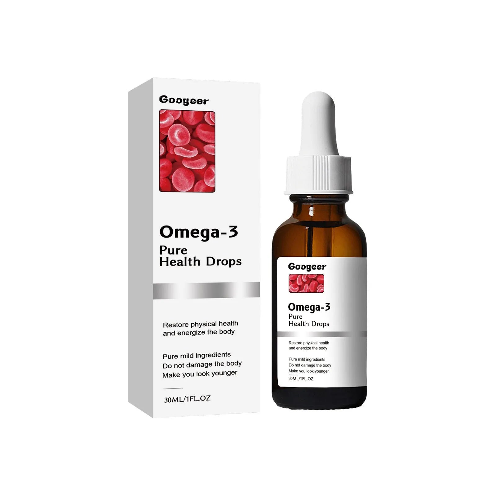 30ml bottle of Shu Health Care Drops, a liquid dietary supplement.