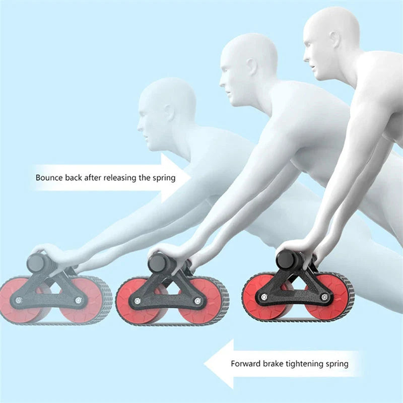 Premium Dual Wheel Ab Roller for Ultimate Core Workout at Home or Gym