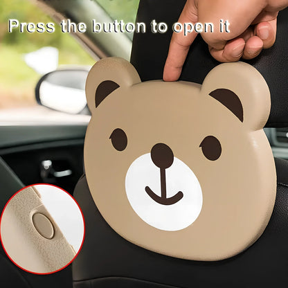 Child car seat table with 20x23.5cm surface mounted on vehicle seat back