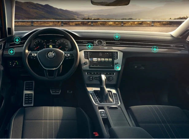 F6 Strip Plate Magnetic Car Phone Holder with steel spring frame