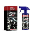 Boxed car polishing spray bottle with auto refresh coating formula.