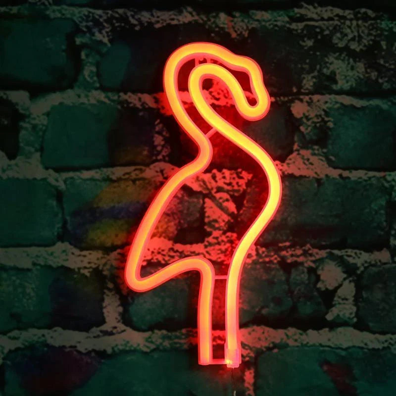 LED neon sign light in various designs for home decor