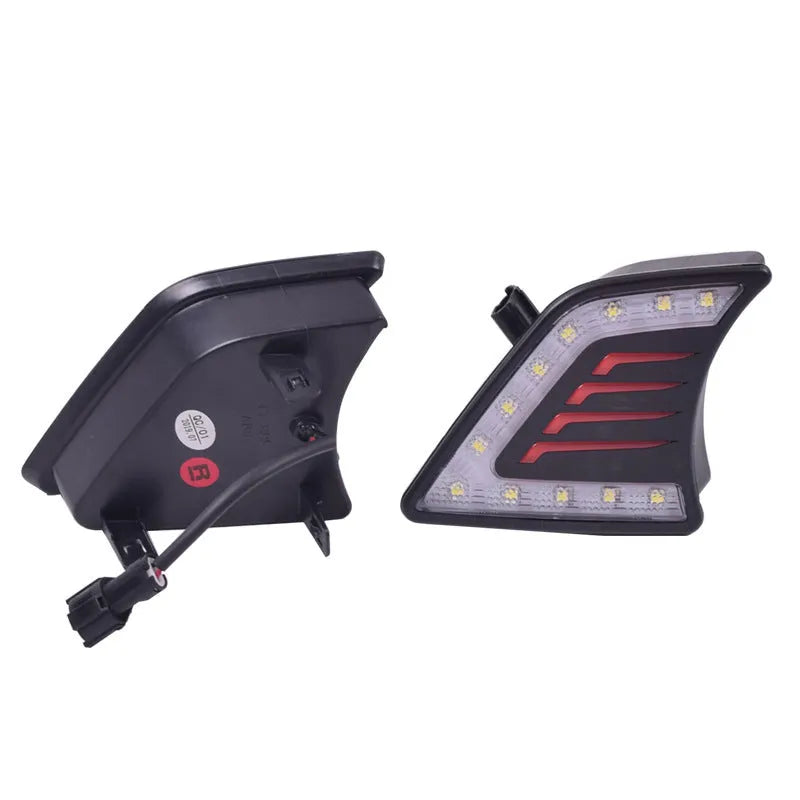 Black ABS fog light LED day light for Toyota Hilux - 12V 1W replacement front bumper lamp