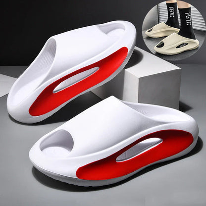 Comfortable slip-on sandals with peep-toe design, made of lightweight EVA material in a variety of color options for men and women