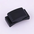Black rubber guitar plectrum holder 2.5cm by 1cm on headstock for plectrum storage