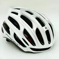 Bicycle helmet with one-piece moulding EPS PC shell 25 vents in fluorescent green