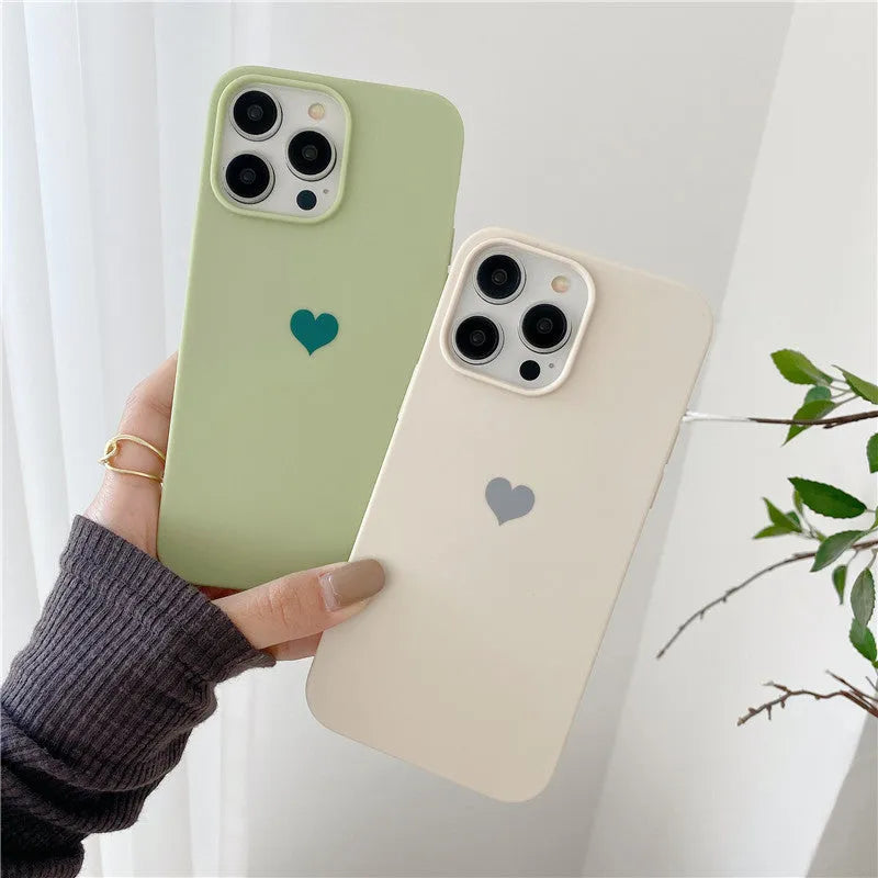 Little Love full inclusive frosted TPU phone case for iPhone in pink colour