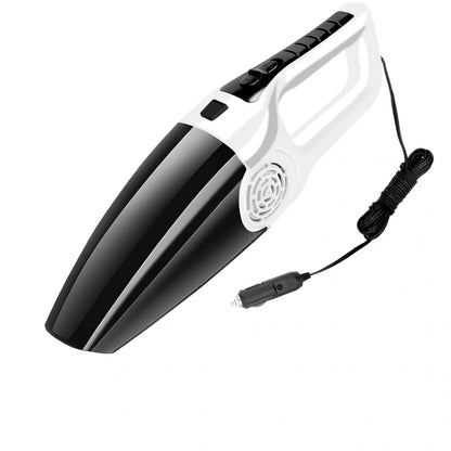 AutoClean Tm portable car vacuum cleaner with 12V DC power connection and washable filter