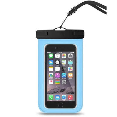 Waterproof mobile phone bag for diving and outdoor activities in various colors