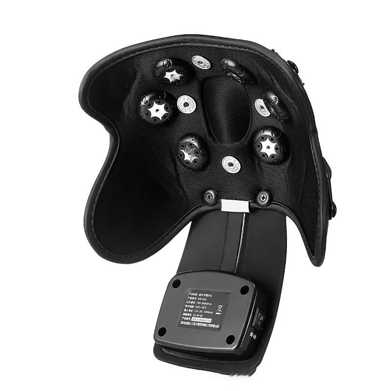 Infrared knee and shoulder massager unit with separate pads and power adapter