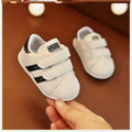 Waterproof toddler shoes for 0-18 months baby boys and girls, black rubber sole antiskid lightweight shoes