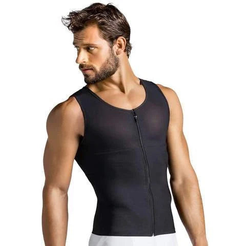 Men's Sports Vest Rubber Corset in various colors and sizes for body shaping and support