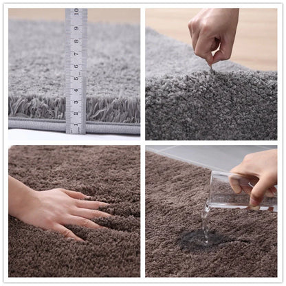 Polyester fibre household floor mat in various colours and sizes