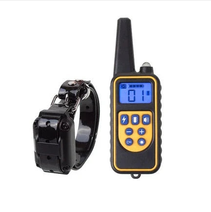 Advanced waterproof dog training collar with remote control and adjustable stimulation levels