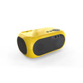 M24 micro mini LED projector in gold or white colour with compact design showing power adapter and AV cable accessories