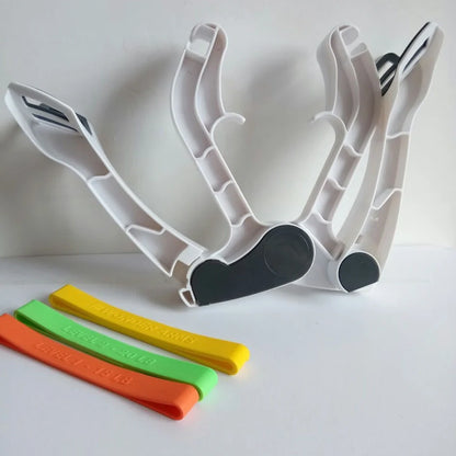 White arms and upper body workout equipment with 560g weight for home fitness training