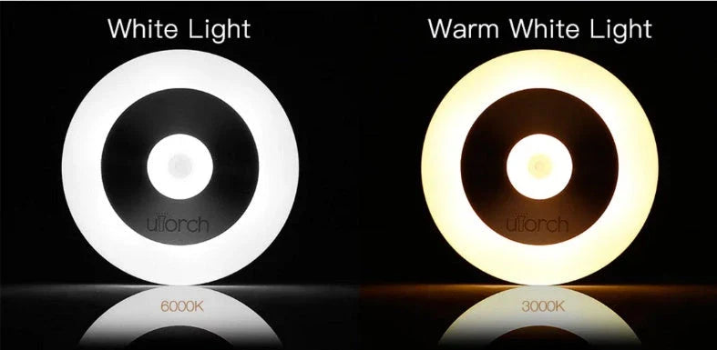 Versatile LED Motion Sensor Night Light with automatic activation, energy-efficient LED, and discreet design for any room in the home