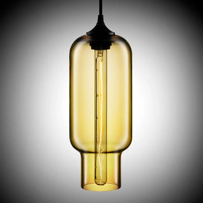 Nordic Modern Loft Pendant Lamp with glass body and adjustable height