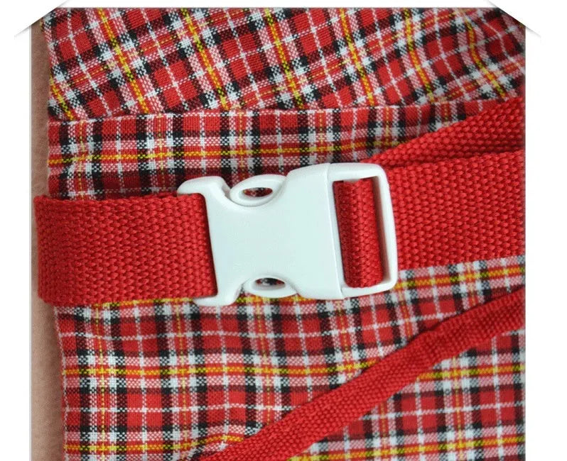 Multifunctional baby carrier in blue with double shoulder straps and backpack style.