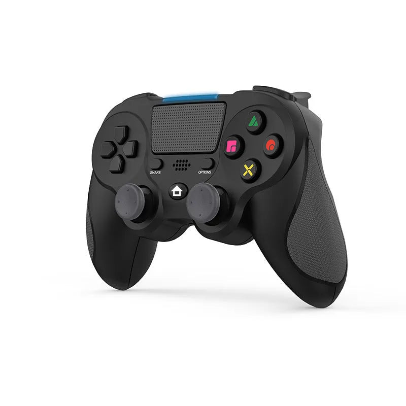 PS4 wireless gamepad controller in ABS plastic, available in blue grey red, 155x110x58mm