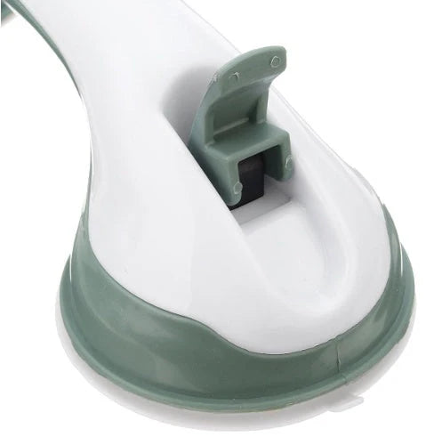 ABS suction cup bathroom handrail in green, blue, and purple for anti-slip safety