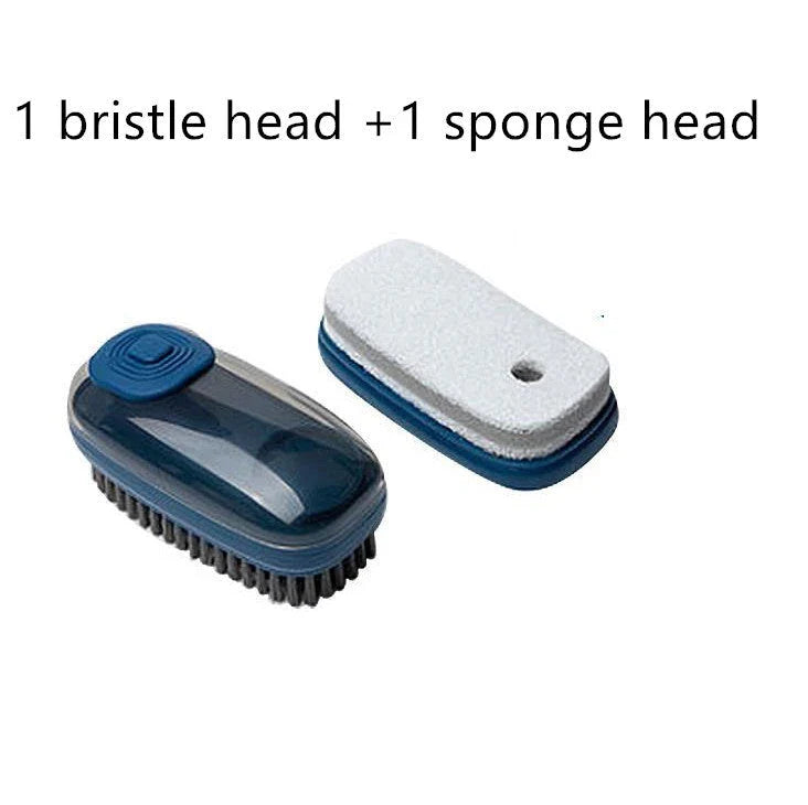 Ergonomic dishwashing brush with ABS handle for efficient kitchen cleaning