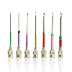 Electroplated alloy poke needle embroidery set for precise crafting