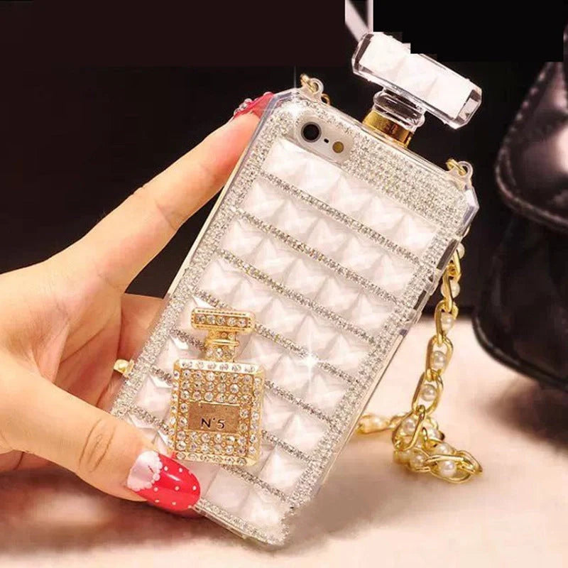 Luxury handcrafted rhinestone bling cover for smartphones in various colours