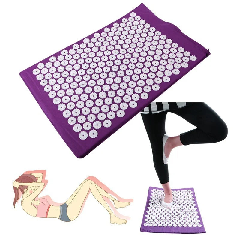 Acupuncture Yoga Cushion and Pillow Set for muscle relief and relaxation